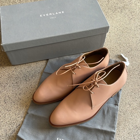 Everlane Shoes - Everlane Leather Oxfords Size 7.5 New With Box And Dust Bag